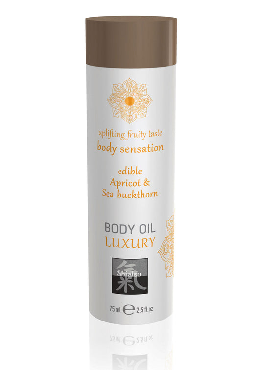 HOT Shiatsu Luxury Edible Body Oil - Aprikose