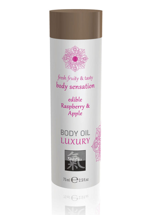 Luxury Edible Body Oil 75 ml - Himbeere