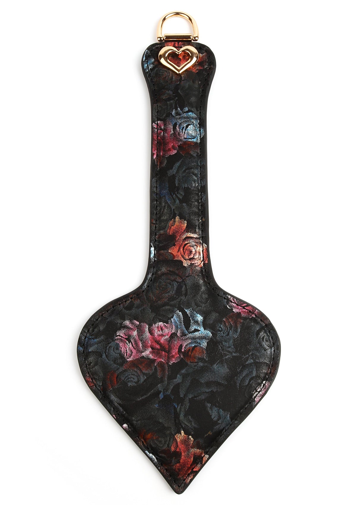 Floral Jacquard Paddle BLACK - 1