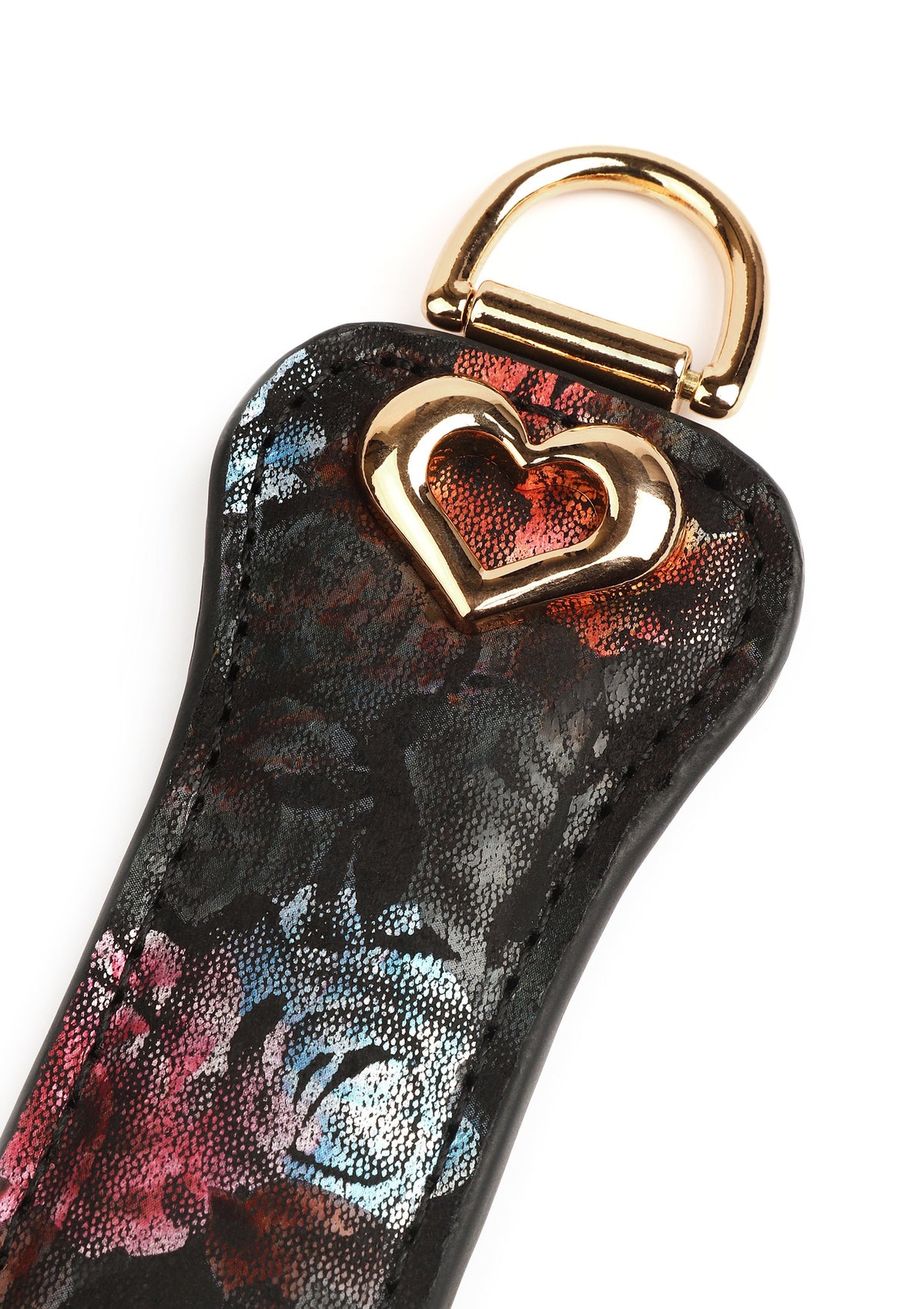 Floral Jacquard Paddle BLACK - 3