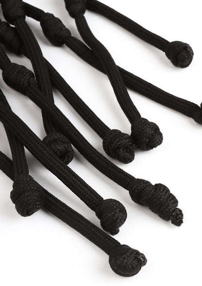 Floral Jacquard Bloom Bud Flogger BLACK - 5