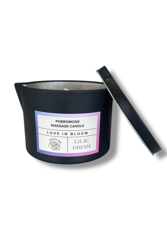 Pheromone Massage Candles Attract Him 150 ml - Lilac Dream