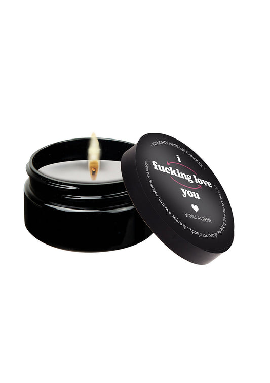 Mini Massage Candle 56 gr - I fcking Love You