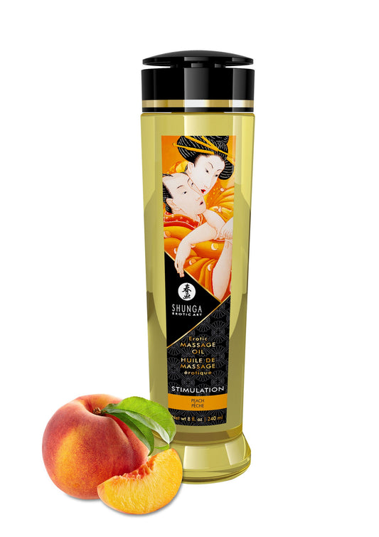 Shunga Erotic Massage Oil - Pfirsich