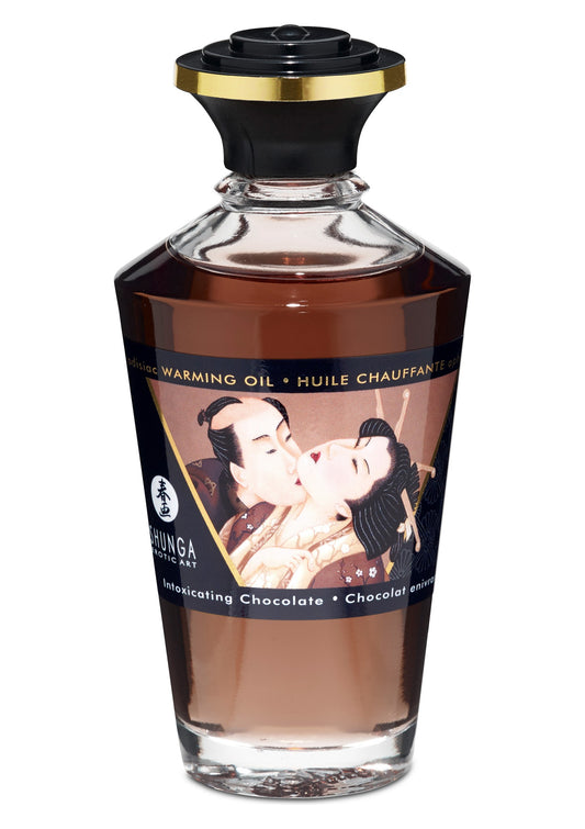 Shunga Aphrodisiac Warming Oil 100ml - Schokolade