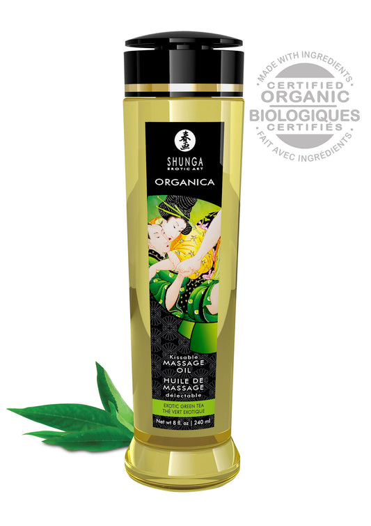 Shunga Organic Oil - Grüner Tee