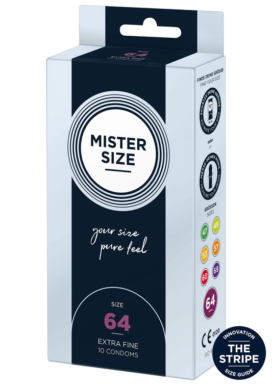 MISTER SIZE 64mm Condoms 10pcs
