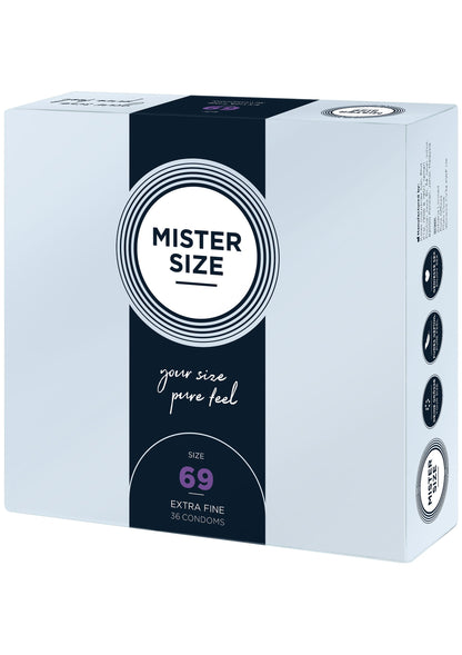 MISTER SIZE 69mm Condoms 36pcs NATUREL - 0