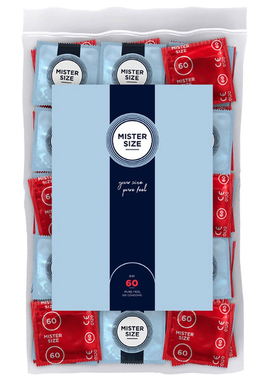 MISTER SIZE 60mm Condoms 100pcs