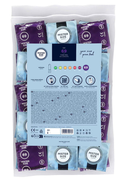 MISTER SIZE 69mm Condoms 100pcs NATUREL - 1