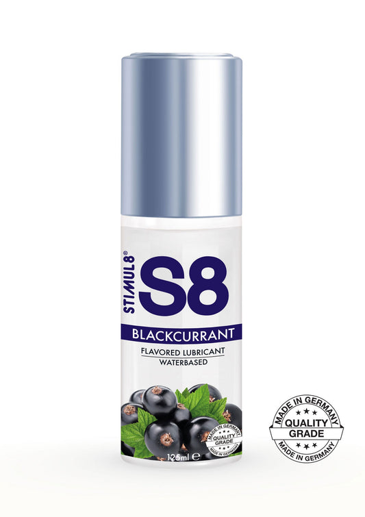 S8 Waterbased Flavored Lube 125ml - Schwarze Johannisbeere