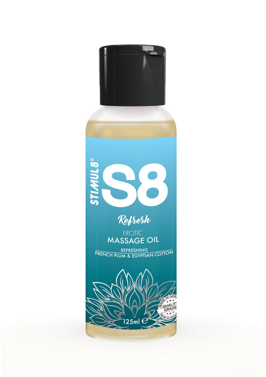 S8 Massage Oil 125ml - French Plum und Egyptian Cotton