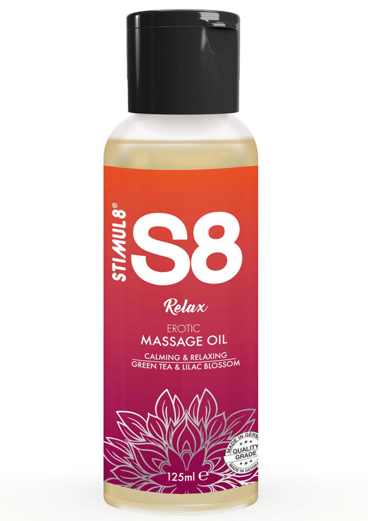 S8 Massage Oil 125 ml - Grüner Tee