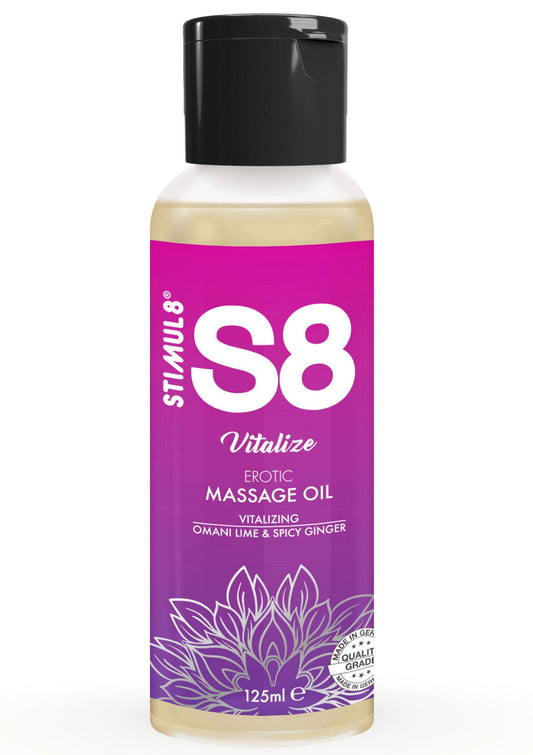 S8 Massage Oil 125 ml - Omani Lime und Spicy Ginger