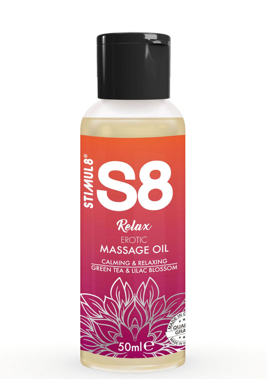S8 Massage Oil 50 ml - Grüner Tee