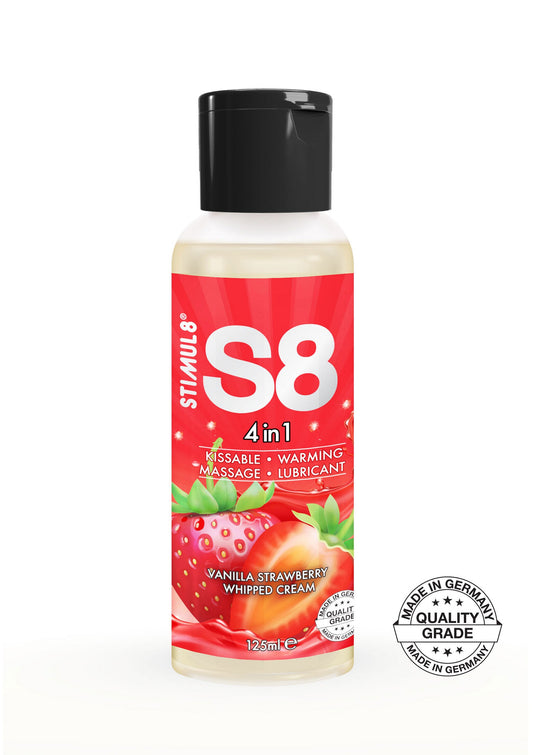 S8 4-in-1 Dessert Lube 125ml - Erdbeere