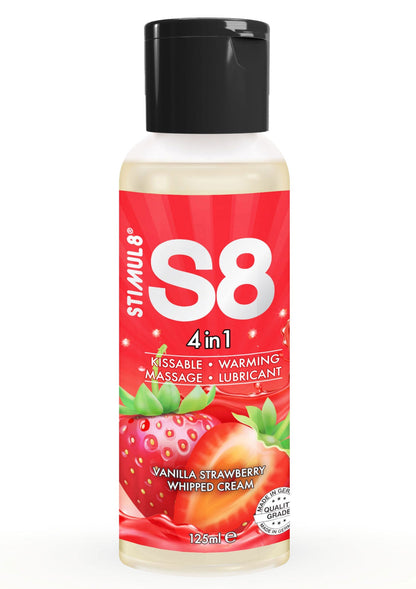 S8 4-in-1 Dessert Lubricant 125 ml STRAWBERRY 125 - 0