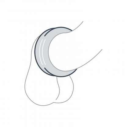 Boners Cockring Met Dubbel Design - 0
