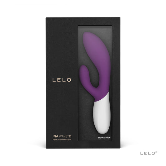 LELO - Ina Wave 2 Rabbit Vibrator Plum
