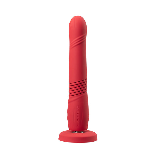 Lovense - Gravity Thrusting Dildo App Controlled Red