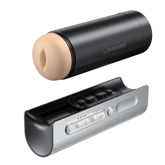 Lovense - Solace Pro Automatic Thrusting Masturbator Black