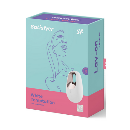 White Temptation - Lay-On Vibrator - White/Brass Weiß - 1