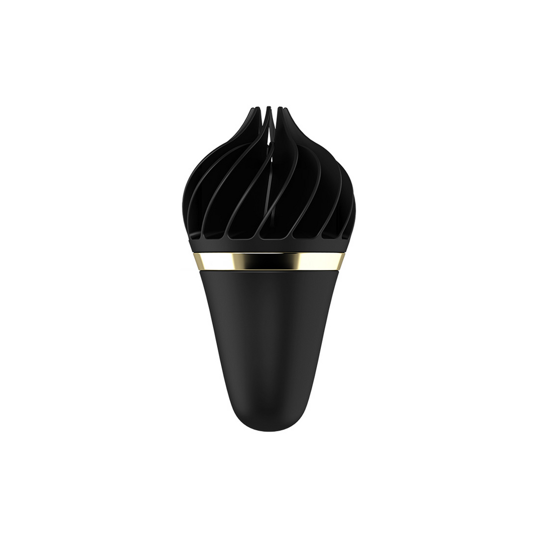 Sweet Treat - Stimulerende Tongue Spinnator - Zwart/Goud Schwarz - 4