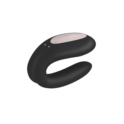 Double Joy - Partner Vibrator - Zwart Schwarz - 2