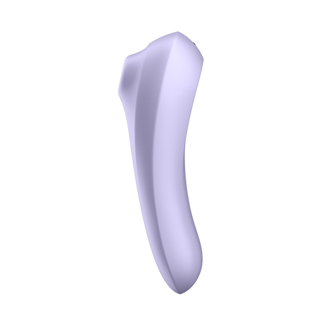 Dual Pleasure - Air Pulse Vibrator - Mauve Rot - 2