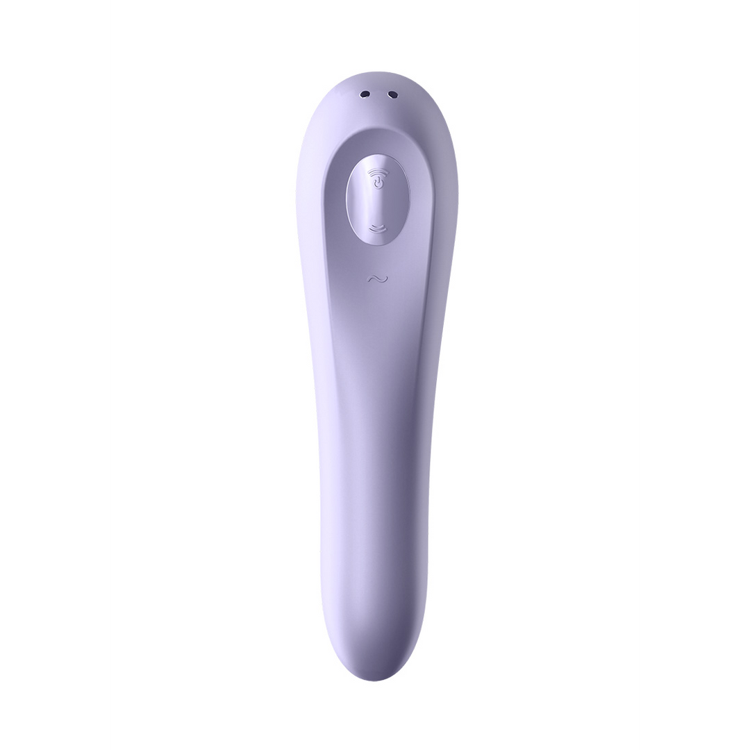 Dual Pleasure - Air Pulse Vibrator - Mauve Rot - 4