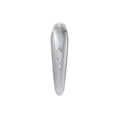 High Fashion - Luchtpulseren Stimulator en Vibratie - Zilver Silber - 0