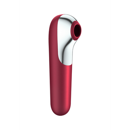 Dual Love - Air Pulse Vibrator - Rood Rot - 0