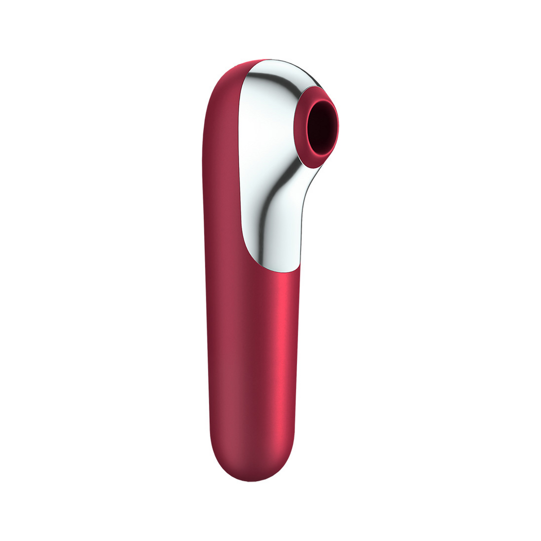 Dual Love - Air Pulse Vibrator - Rood Rot - 1