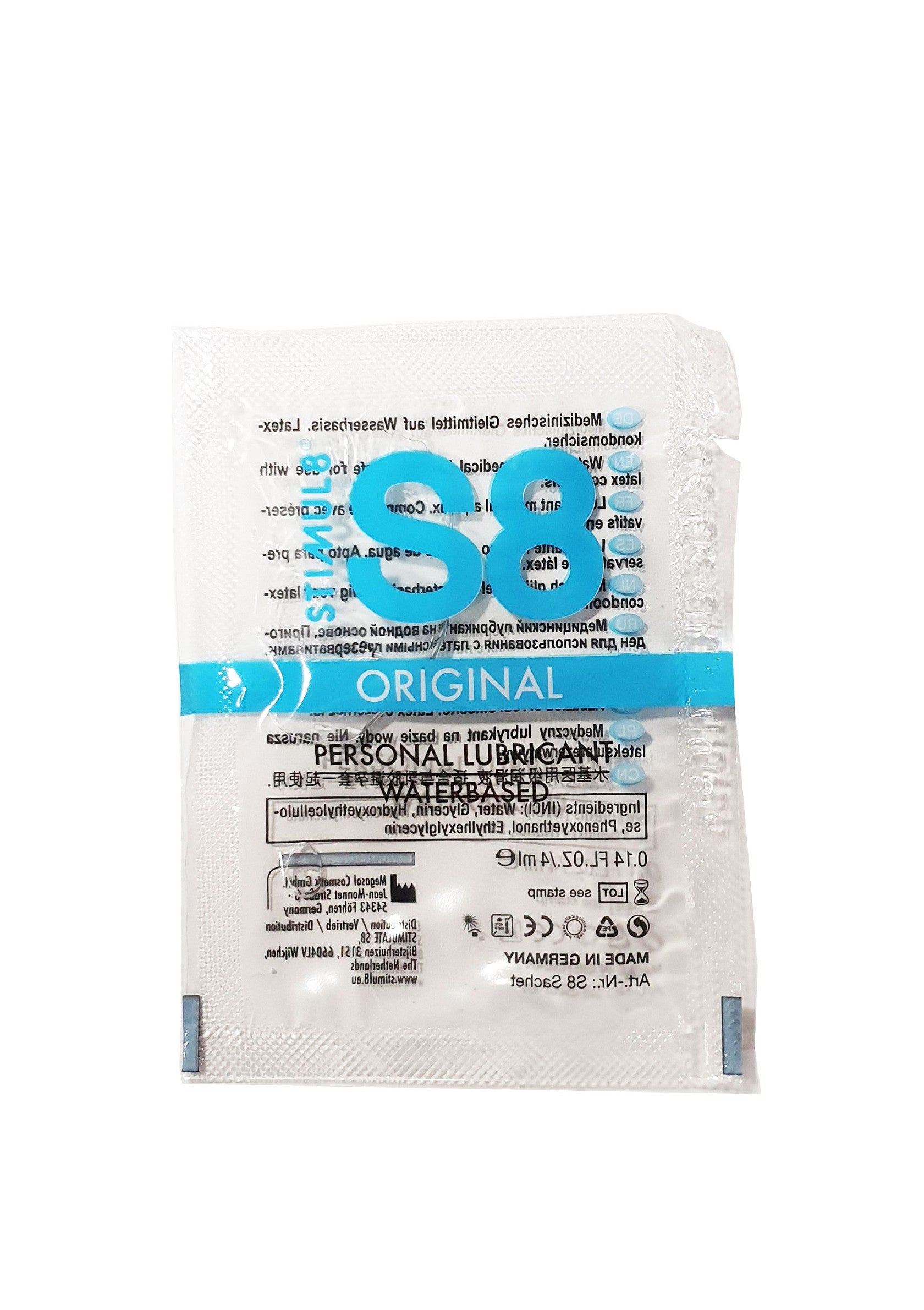 S8 Waterbased Original 4ml Sachet 540 4 - 0
